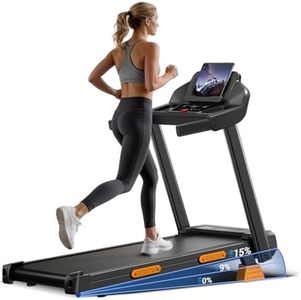 LONTEK Laufband für Zuhause Klappbar mit Steigung, Laufbänder 12KM/H, Treadmill for Home mit 3,0-PS-Motor und LED-Anzeige, Max Belastung 136KG