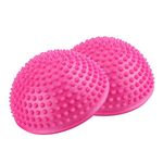 IRIS Fitness Anti-slip Foot Massage Ball Yoga Half Ball, 16 cm/6.5 inch Massage Mat Exercise Balance Pods Spiky Point for Gym Fitness Pilates