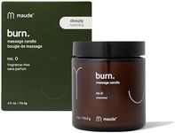 Maude Burn No. 0 - Unscented Jojoba Oil Massage Candle with Hydrating, Skin-Softening Soybean Oil - Paraben, Cruelty + Phthalate-Free Massage Oil Candle - Home + Self Care Gifts for Women & Men (2 oz)