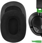 Geekria Comfort Velour Replacement Ear Pads for Turtle Beach Ear Force Recon 50 50P 60P 150 Camo Call of Duty Advanced Warfare Gaming Headphones Ear Cushions, Ear Cups Cover Repair Parts (Black)