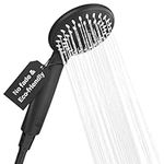 H&S Adjustable Shower Head with High Pressure - Universal Handheld Showerhead with 5 Different Spray Modes - Powerful Chrome Replacement - for Low Water Pressure