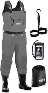 Foxelli Neoprene Chest Waders, Camo Hunting & Fishing Waders for Men & Women with Boots, Waterproof Bootfoot Waders