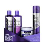 PROVOKE Touch of Silver Ultimate Purple Toning Regime, Removes Brassy Tones In 1 Wash and Keeps Your Hair Looking Brighter Every Day From UK's #1 Purple Brand