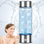 Portable Hydrogen Water Bottle,USB Rechargeable Hydrogen Water Ionizer Machine Generator,Hydrogen Rich Water Glass Health Boosting Waterionizer Generator for Home Office Travel