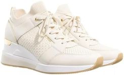 Michael Kors Women's Georgie Knit Trainer Sneaker, Cream, 10