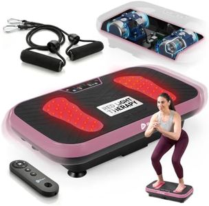 Lifepro VibraRed Vibration Plate with Red Light Therapy & Resistance Bands