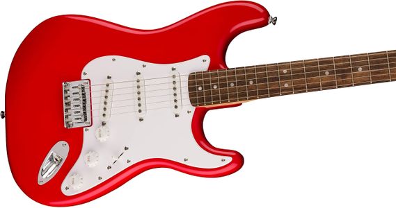 Squier Sonic Stratocaster Electric Guitar, Torino Red – Hardtail
