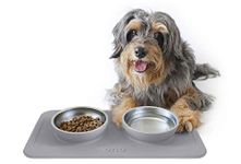 Ono Good Bowl Double Feeder - Small to Medium Pets (Charcoal)