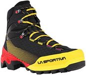 La Sportiva Aequilibrium ST GTX Mountaineering Boot - Men's, Black/Yellow, 12.5