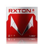 Loki RXTON 1 Table Tennis Rubber Sheet, 2.1mm Professional ITTF Approved Sticky Ping Pong Racket Rubber, Hard Cake Sponge for Quick Attack Offensive (Red)