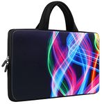 iColor Colorful Line 11.6 12 12.1 12.2 inch Laptop Case Sleeve Protective Bag Briefcase Pouch with Handle IHB12-04