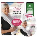 Exercise DVD for Seniors Women Over 60, Little Black Dress 14 Day Workout for Women DVD - Just 8 Minutes Per Day Low Impact DVD Strength Training for Seniors Ages 50-80+