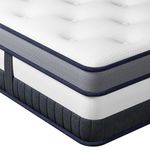 Vesgantti 4FT6 Double Mattress, 11 Inch Pocket Sprung Mattress Double with Breathable Foam and Individually Pocket Spring - Medium, Luxury Box Top Collection