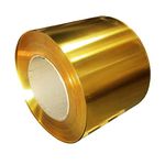 Brass sheet, thin sheet, foil plate, 0.02 x 100 x 1000 mm