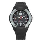 Fastrack Silicone Trendies Analog Black Dial Men's Watch-38057Pp02/Np38057Pp02, Band Color:Black