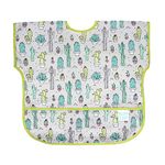 Bumkins Junior Bib, Adjustable Hook & Loop Closure, Catch-All Pocket, Baby-Led Weaning, Waterproof, Machine Washable, Stain & Odour Resistant, BPA Free, 1-3 Years, Cacti Design