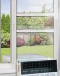 Soleus Air Sliding Window Kit, Reinforced Aluminum Works Exclusive with the Soleus Over The Sill (Saddle) Air Conditioner (Air Conditioner Not Included)