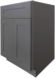 CozyHommie Shaker Style Bathroom Vanity: Ideal Cabinet Solution for Various Bathroom Sizes and Colors. Featuring 2 Doors,1 Fake Drawer(36" Width x 21" Depth x 34-1/2" Height).