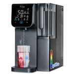 iSpring RCD100HCG Hot & Cold Reverse Osmosis System Countertop, Alkaline RO Water Filter Dispenser, 9 Temperature & 6 Dispensing Volume Options, TDS & Filter Lifespan Monitor, Plug and Play