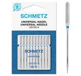 SCHMETZ Domestic Sewing Machine Needles | 10 Universal Needles 130/705 H Needle Size 90/14 | Suitable for a Wide Range of Fabrics | Can be Used on All Conventional Household Sewing Machines