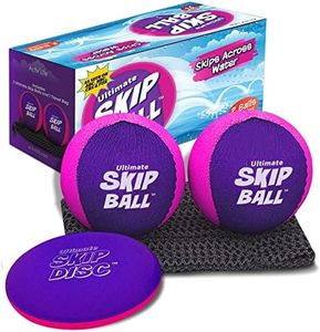 Activ Life Ultimate Skip Ball (Rose/Violet) Ballons de Plage Souples et Amusants et excellents Jouets Aquatiques d'extérieur pour Filles, Adolescentes Cadeaux D'anniversaires 2022