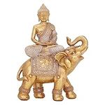 Buddha Statue for Home Decor Gold 9