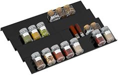 Sezanrpt Acrylic Spice Drawer Organ