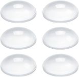 EBUKTUK 6pcs Door Handle Bumpers for Reducing Noise, Thickened Clear Door Knob Bumpers to Protect Walls from Doorknob Damage, Clear Door Bumper, Cabinet Door Bumpers Fridge Door Bumpers (40 * 40mm)