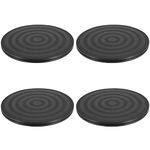 JAPCHET 4 Pack 8 Inch Bonsai Turntable, Heavy Duty Rotating Platform Garden Swivel Stand Turntable for Trimming Plants, Rotating TV or Monitor, Cake Decorating, Airbrushing Projects