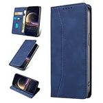 KANVOOS Wallet Case for iPhone 11 Pro Max with Card Holder, PU Leather Cover Magnetic Shockproof TPU Bumper Flip Folio Case for iPhone 11 Pro Max (Blue)