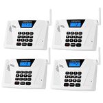 Intercoms Wireless for Home OWNZNN, Hand Free Intercom 18 Channel Real Time Two Way Radio Home Intercom System with Group Call Full Duplex Intercom for Office Hotel House with Clear Sound(4 Pack)