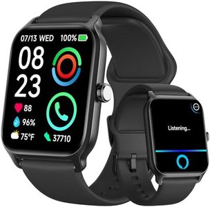 Fitpolo Smart Watch for Men Women Android, Alexa Built-in [1.8" HD Screen] IP68 Waterproof Fitness Watch Bluetooth Call for Android & iPhone with Heart Rate/Sleep/SpO2 Monitor,105+ Sports Trackers