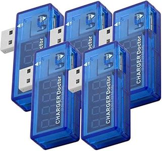 AZDelivery 5 x Chargeur USB Charger Doctor Multimètre Détecteur de consommation Couteau Tension voltmètre numérique y Compris Un eBook