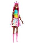 Barbie Unicorn Doll with 7-Inch-Lon