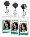 Uniclife 3 Pack Retractable Badge R