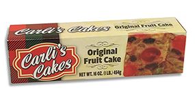 Fruitcake - Made From The Finest Fruits and Nuts - Individually Wrapped For Freshness - 1lb Fruit Cake