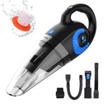 COSTAR Cordless Handheld Vacuum Cleaner for Home and Car,Wet & Dry Use,7000Pa Powerful Suction Portable Wireless Vacuum with Waterproof Motor,4 Nozzles,Washable Filter,USB Rechargeable,Durable Body