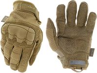 Mechanix Wear: M-Pact Coyote Tactical Work Gloves - Touch Capable, Impact Protection, Absorbs Vibration (Large, Brown)