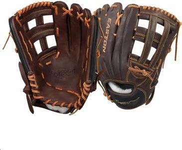 Easton | FLAGSHIP Baseball Glove | Right Hand Throw | 12.75" - H-Web | Brown/Black