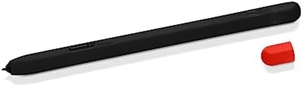 kwmobile Silicone Skin Compatible with Samsung S Pen Pro - Skin Soft Flexible Sleeve Grip Protective Cover for Tablet Pen - Black