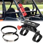 Z8LED UTV Fire Extinguisher Mount / Adjustable Roll Bar Fire Extinguisher Mount Holder for 1.75''-2'' Roll Bar Compatible with UTV Polaris RZR Ranger Camper Van(Aluminum Alloy, Quick Release)