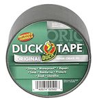 Duck Tape Original Silver 50mm x 5m, Improved Formula High Strength Waterproof Gaffer and Duct Adhesive Cloth Repair Tape