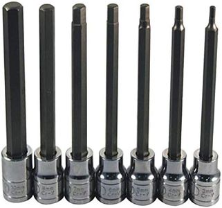 ATD Tools 13787 Extra Long 7-Piece Metric Hex Bit Socket Set