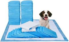 Floofi Pet Disposable Pad 50pcs, Instant Absorption, Anti-Leak, Soft Cotton Surface, Portable, House Training Pads for Puppies, Adults, Seniors, 60x60cm, Blue