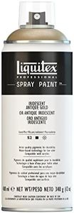 Liquitex 4450237 Professional Spray Paint 400 ml, Iridescent Antique Gold