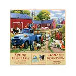 Spring Farm Days 1000 pc Jigsaw Puzzle by SunsOut