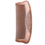 XFLYP Wooden Comb, Natural Peach Wood Massage Comb, Handmade Comb for Hair Care, Prevents Tangle & Static, Styling & Detangling Tool for Straight, Curly, Wavy, Thick Hair