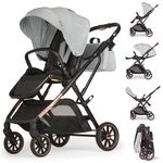 Lejoux+ Baby Pushchair (Light Grey)