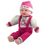 Hontral Poem Baby Doll & Laughing Baby Boy 54 cm - Both Big Model Stuffed Doll Soft Toy Combo Offer( Colour May Vary)