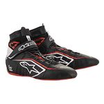 Tech 1-Z V2 Driving Shoes SFI - 2020 Model - Size 8.5 - Black/White/Red (2715120-123-8.5)